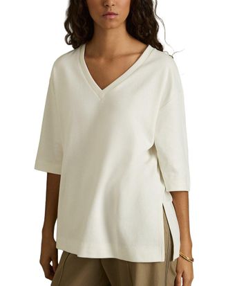 Reiss Annabel Oversized Crewneck Top