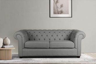 HOME AFFAIRE 3-Sitzer »CHARENTE, optionale Schlafsofa, Chesterfield-Sofa, Bettfunktion« mit edler Knopfheftung und typischen Armlehnen, B/T/H 198/89/74 cm