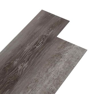 vidaXL Tableros De Suelo 5,02 M&sup2; 36 Pcs Pvc Aspecto De Madera Rayada Vidaxl