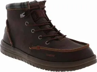 Hey Dude Mens Bradley Classic Boot In Classic Brown