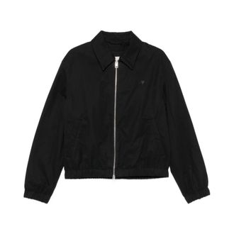 Ami Ami de Coeur Zip Jacket - Heren - Jassen - Zwart - Maat: M Katoen