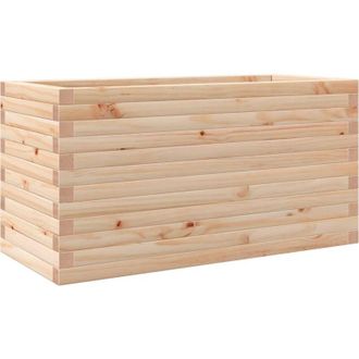 vidaXL Jardinera De Madera Maciza De Pino 90x40x45,5 Cm Vidaxl