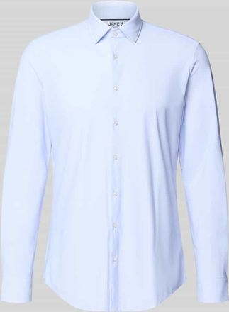 Jake*s Slim Fit Business-Hemd mit Kentkragen in Bleu, Gr&ouml;&szlig;e 37/38