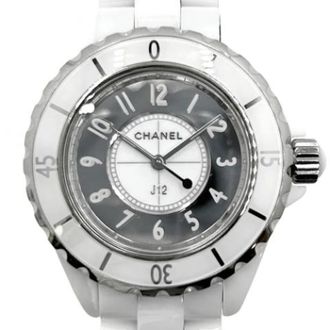 Chanel Pre-owned Vintage Polshorloge - Heren - Pre-owned - Wit - Maat: ONE Size