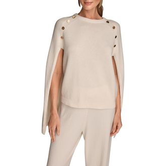 DKNY Cape Sweater in Cream at Nordstrom, Size X-Small