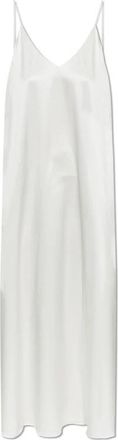 Lisa Yang Zijden Slipdress - Dames - Maxi kleedjes - Wit - XS - Kleedjes
