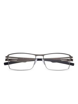 Ic! Berlin Bril met vierkant montuur - Grijs