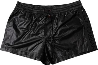 Dolce & Gabbana Beachwear Zwemshorts - Heren - Strandmode - Zwart - S - Polyester - Badmode