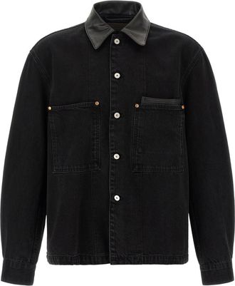 Christophe Lemaire Black Solid Overshirt