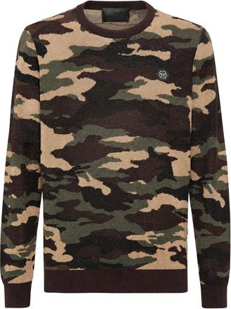 Philipp Plein Pullover Giro Ingl&eacute;s Amor - Knitwear - Hombre - Multicolor - M