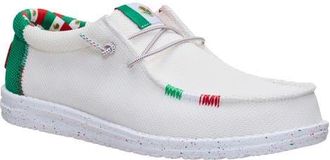 Hey Dude Wally Lace-Up Shoe in White at Nordstrom, Size 10