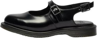 Dr. Martens (WMNS) Dr. Martens Madaline Mary Jane Smooth Leather Sling Back Black 42132001