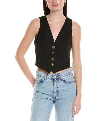 Seraphina Linen-Blend Vest