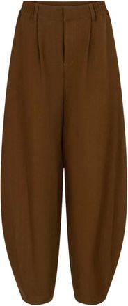 Amaya Amsterdam Evi Pants - Dames - Broeken - Bruin - Maat: XS Viscose