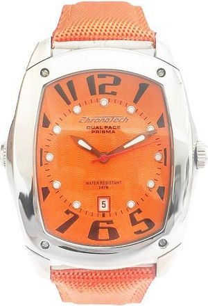 Chronotech Mens Unisex Watch CT7696M-04 Reversible (42 Mm) - Orange - One Size