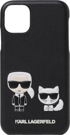 Karl Lagerfeld Choupette Case i Phone 11 - unisex - Telefoonaccessoires - Zwart - ONE Size - Accessoires