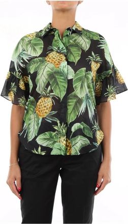 Twinset Shirt 201Tt 2460 - Dames - Overhemden - Zwart - XS - Overhemden