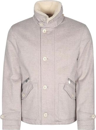 Brunello Cucinelli Giacca con bottoni - Grigio