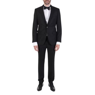 HUGO BOSS Heren, Pakken, Zwart, Maat: L Wol