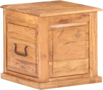vidaXL Ba&uacute;l De Madera Maciza De Acacia 40x40x40 Cm Vidaxl