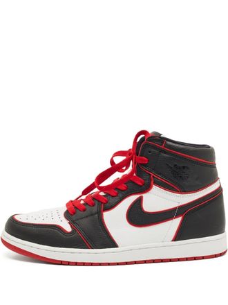 Nike Jordan Bloodline Jordan 1s leather sneakers - Black