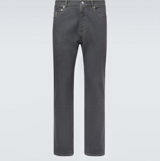 Brunello Cucinelli Logo straight jeans