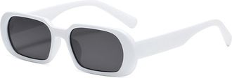 Generic Mens And Womens Outdoor Vacation Sunglasses Sports Driving Commuter Sun Glasses(White)