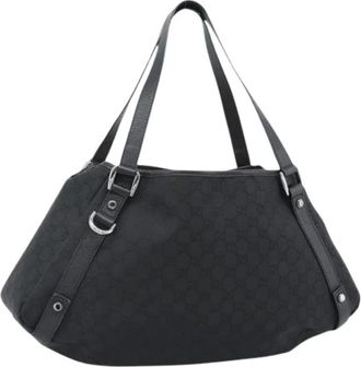 Gucci Pre-owned Vintage Tote Bag - Dames - Vintage Schoudertas - Zwart - ONE Size - Leer - Vintage