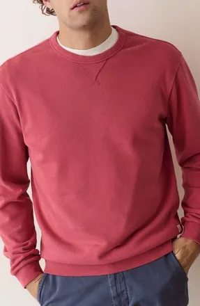 Marine Layer Cloud 9 Relaxed Terry Sweatshirt in Garnet Rose at Nordstrom, Size Xx-Large