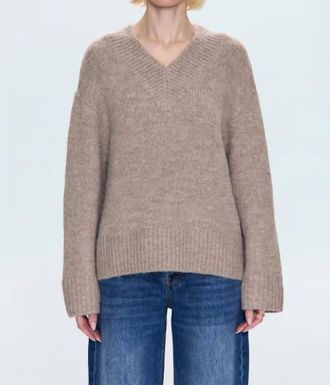 Pistola Denim Talia Sweater In Taupe