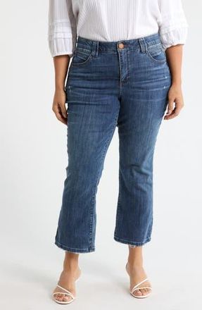Democracy Crop Flare Jeans in Indigo Artisanal at Nordstrom Rack, Size 16 W