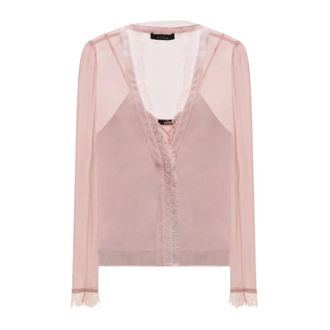 Twinset Donna, Camicette, Rosa, M, new