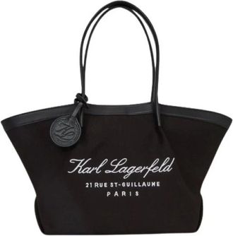 Karl Lagerfeld Dames, Tassen, Zwart, Maat: ONE Size