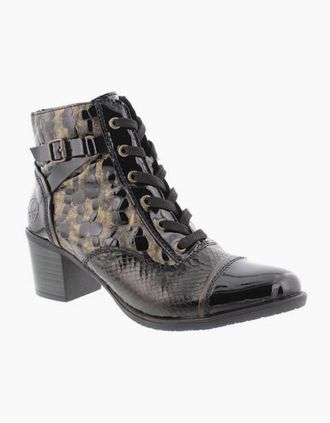 Rieker Womens Rieker Ladies Boots Y2032-00 in Black combi - Size: 8