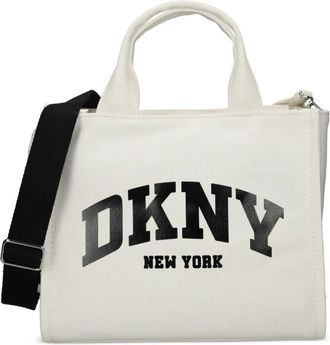 DKNY Borsa tote con logo - Bianco