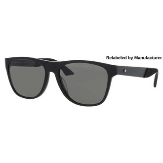 Montblanc Polarized Smoke Square Mens Sunglasses MB0298S 005 56