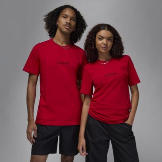 Nike Jordan Mens Jordan Air T-Shirt in Red | DM3182-689
