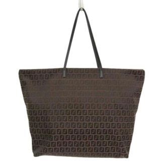 Fendi Pre-owned Tote Bags, female, Brown, Size: ONE SIZE Pre-owned Zucchino Tote Bag