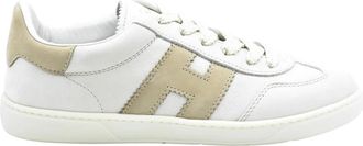 Hogan Coole Sneakers - Dames - Sneakers - Beige - 37 EU - Leer - Schoenen