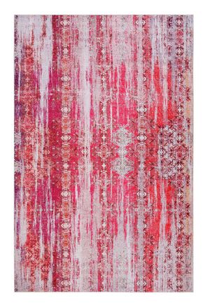 Wecon Home Alfombra plana, vintage rosa-naranja,esp&iacute;ritu bohemio 230x160