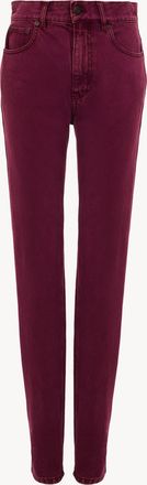 Chlo&eacute; Fitted Denim Jeans - Purple