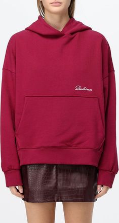 Disclaimer Felpa Donna colore Bordeaux