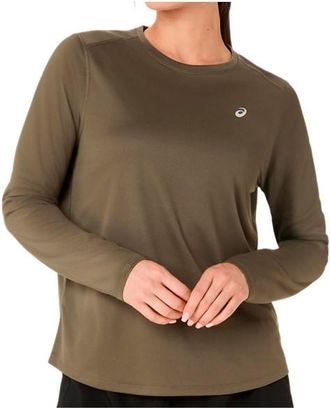 Asics Core L/S Top Laufshirt f&uuml;r Damen | braun