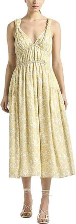 Derek Lam Sorrel Printed Voile Midi Dress