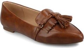 Journee Collection Jannah Tassel Loafer in Cognac at Nordstrom Rack, Size 6.5