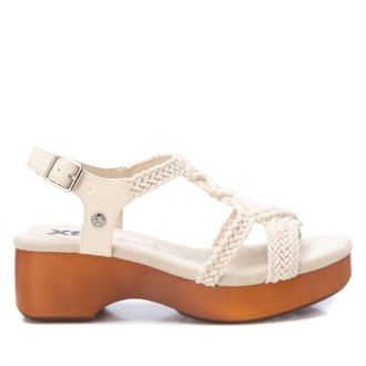 Xti Womens Fashion Platform Sandals In Ice