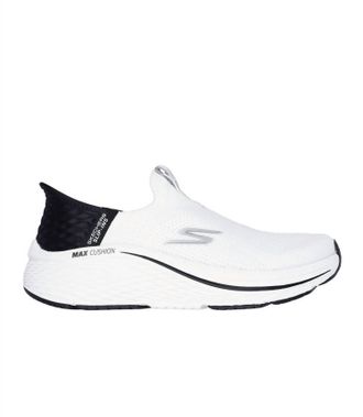 Skechers Womens Max Cushioning Elite Shoes In White/black
