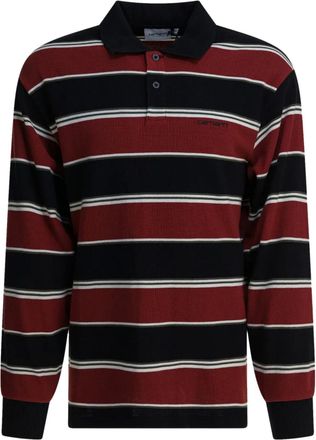 Carhartt Work in Progress Polo L/S Malone Rugby a righe - Rosso