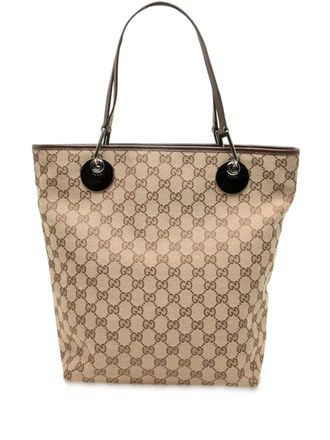 Gucci 2000-2015 GG Canvas Eclipse tote bag - Brown