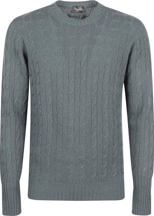 Drumohr Grey Round Neck Sweater